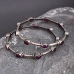 Pack Of 2 Artificial Stones and Beads Studded Bangles