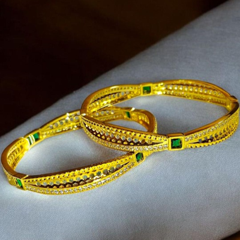 Gold Plated Sterling Silver Bangles