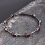 Pack Of 2 Artificial Stones and Beads Studded Bangles