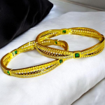Gold Plated Sterling Silver Bangles