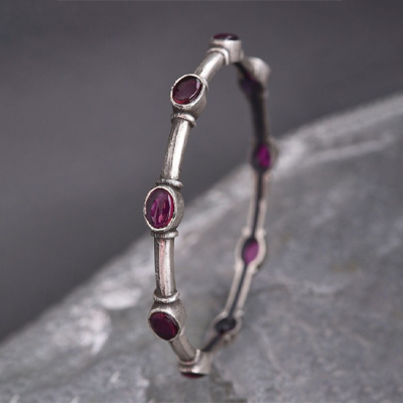 Pack Of 2 Artificial Stones and Beads Studded Bangles