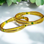 Gold Plated Sterling Silver Bangles