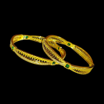 Gold Plated Sterling Silver Bangles